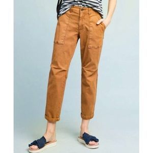 ANTHROPOLOGIE The Wanderer Utility Cropped Pant Sz 32